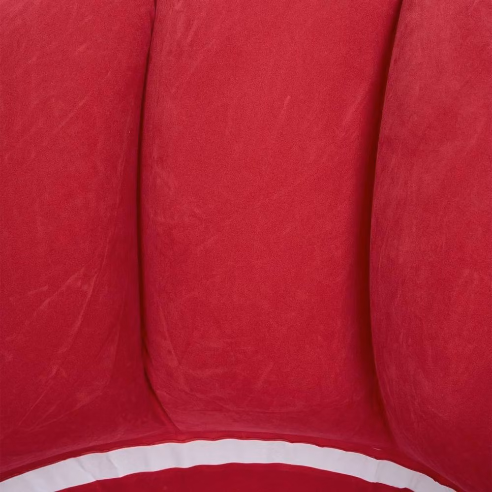 FLAVORA Red Portable Inflatable Single Air Lounge Sofa – 3