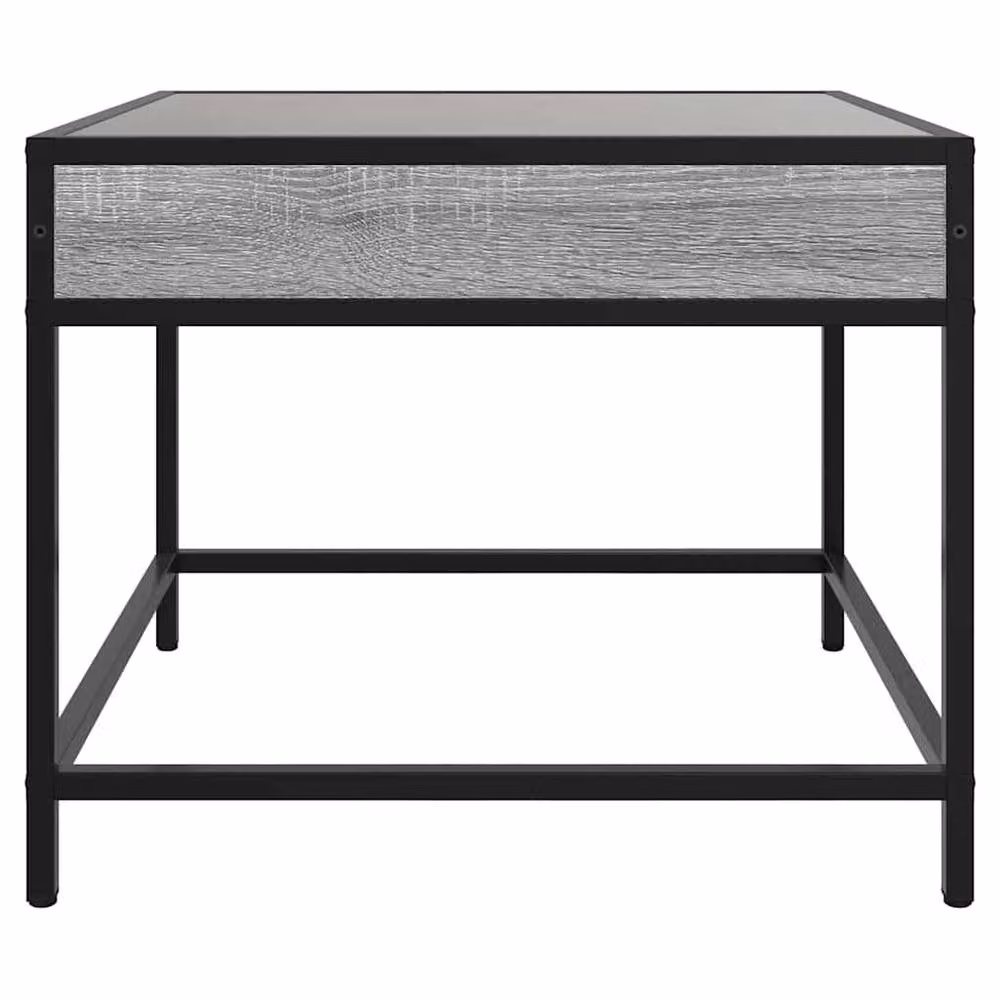 Berkfield Home Infinity LED Decorative Coffee Table, Grey Sonoma, W/D/H: 50 x 50 x 41 cm – 3