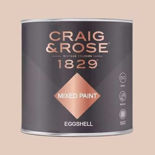 Craig & Rose 1829 Paint Stop Eggshell Dried Plaster Paint, 750ml