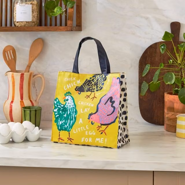 Ulster Weavers Chick Chicken PVC Bag in Yellow, W/D/H: 25.0 x 25.5 x 11.0 cm