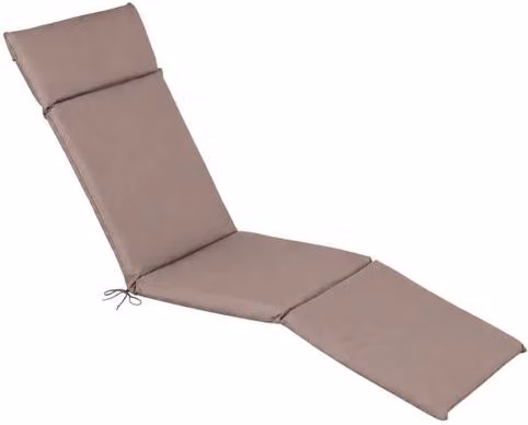Glendale Garden & Leisure Ltd Taupe Rectangular Polyester Steamer Cushion
