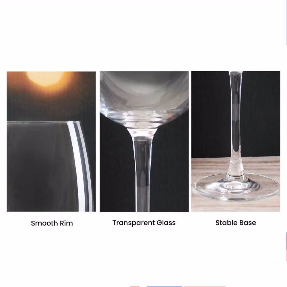 Uniqueful Personalised Giant Wine Glass in Clear Glass – 3