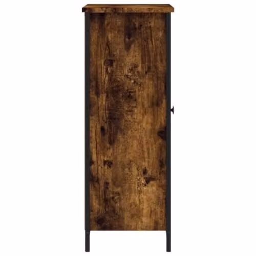 vidaXL Modern Sideboard in Smoked Oak, Brown, W/D/H: 70 x 30 x 80 cm – 4