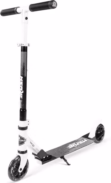 Madd Gear Metro RUSH 125 Foldable Height Adjustable Scooter in White and Black