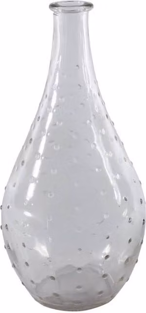 KDMD Clear Glass Vanity Bottles, 4 Pack, H 20 cm x Dia 10 cm