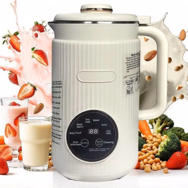 SPETLEK 8 in 1 Nut Milk and Soy Milk Maker in Beige