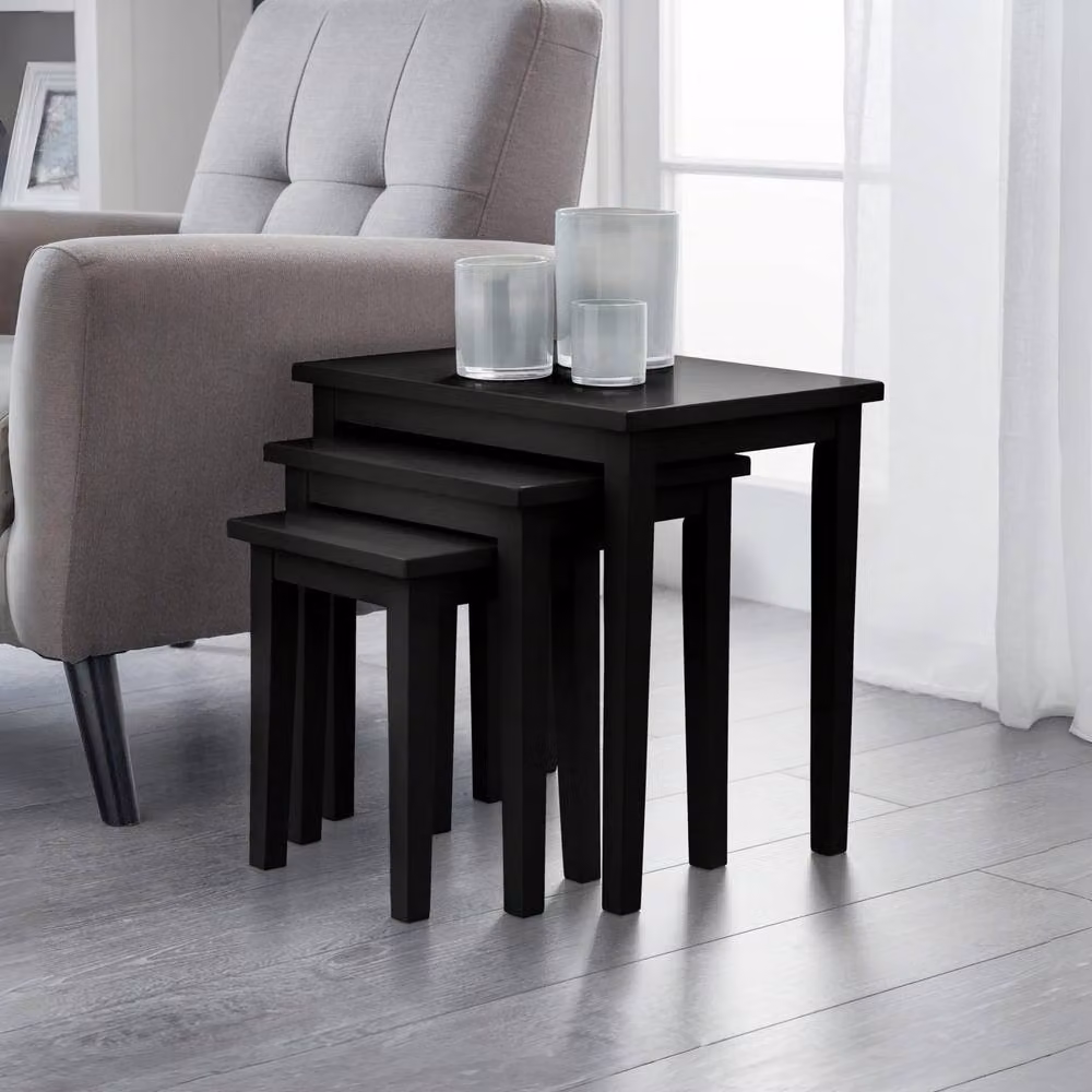 Cheshire Inverlochy Nest Of Tables in Black – 2