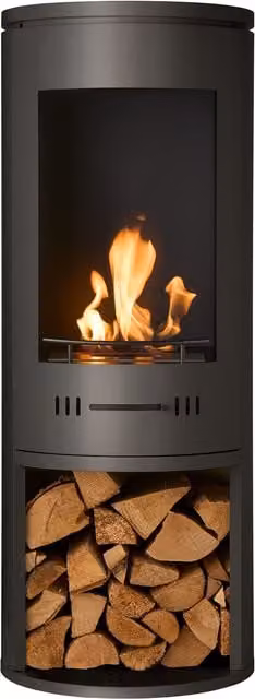 Sureflame Barilo Bio Ethanol Stove in Black Steel, W/D/H: 115.5 x 45.0 x 45.0 cm – 1