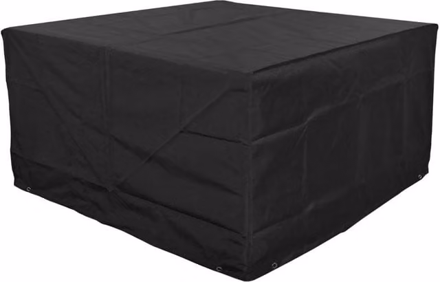 Cozy Bay Premium 8 Seater Cube Set Cover in Black Polyester