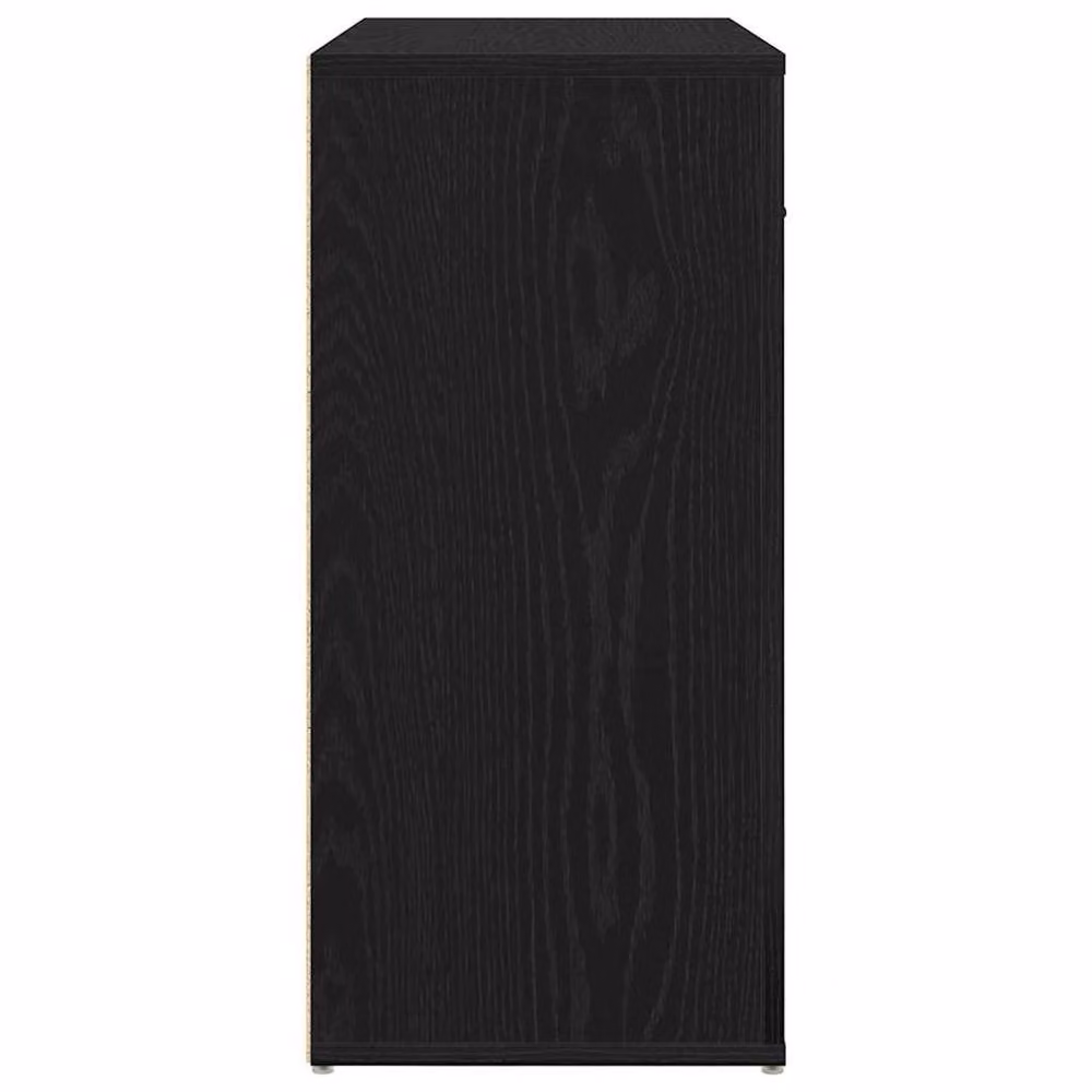 Berkfield Home Modern Black Oak Sideboard, W/D/H: 80 x 33 x 70 cm – 3