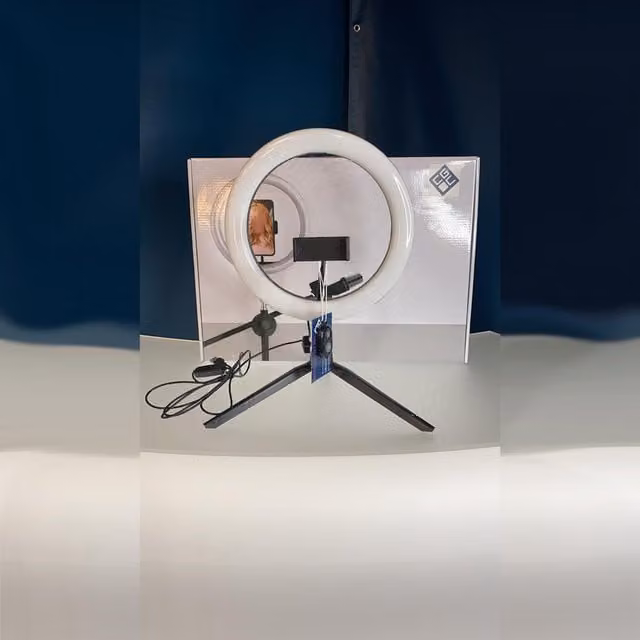 CGC Ringo 10 Inch LED Tabletop Ring Light, Black