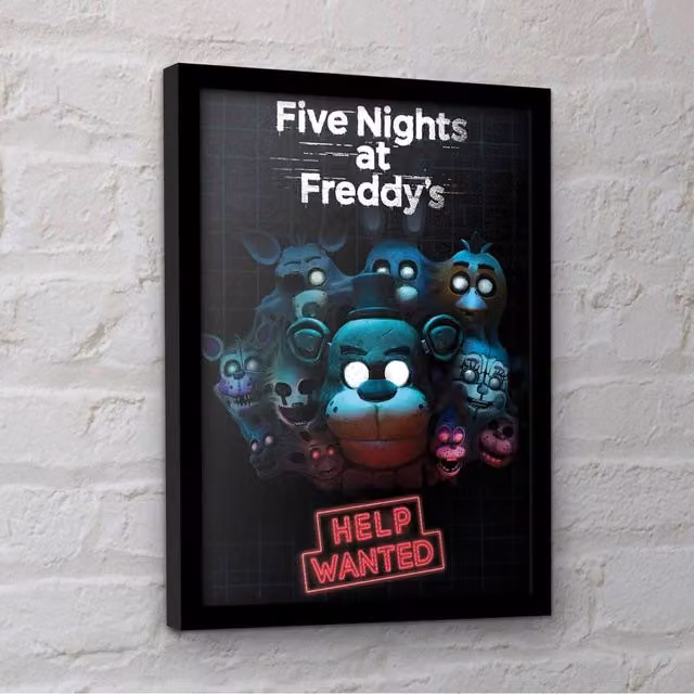 Five Nights At Freddys Help Wanted Multicolour Framed Paper Wall Poster