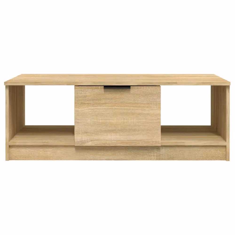 Berkfield Home Sonoma Oak Coffee Table in Light Brown, W/D/H: 102 x 50 x 36 cm – 3