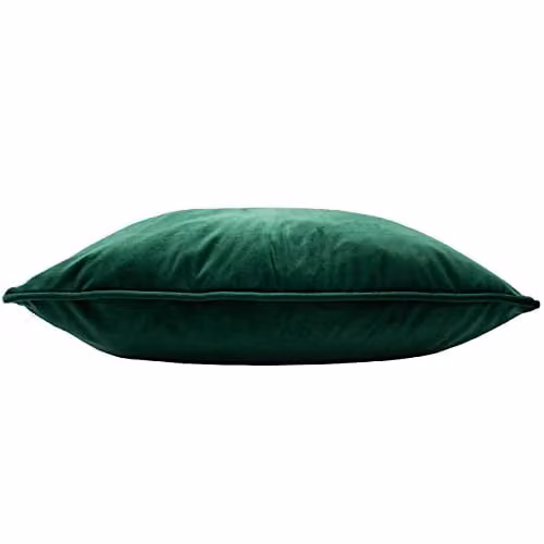 Paoletti Hortus Embroidered Bee Velvet Cushion in Green, W/D/H: 50 x 50 x 50 cm – 2