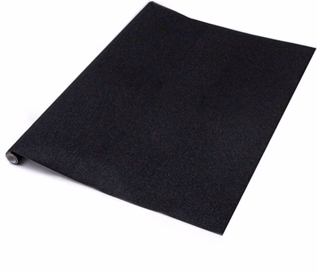 D-C-Fix Glitter Black Self Adhesive Vinyl Wrap Film, W: 67.5 cm, H: 200 cm