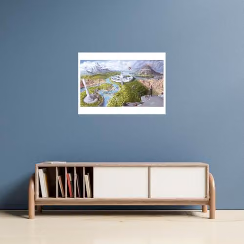 FaNaTtik The Elder Scrolls IV: Oblivion A3 Multicolour Paper Art Print – 4