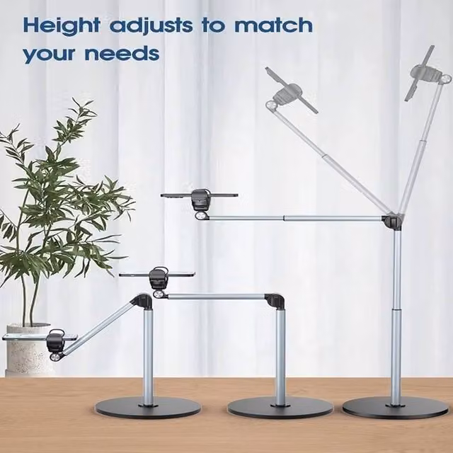 EONLION Adjustable Mobile Phone Holder Stand in Silver – 1