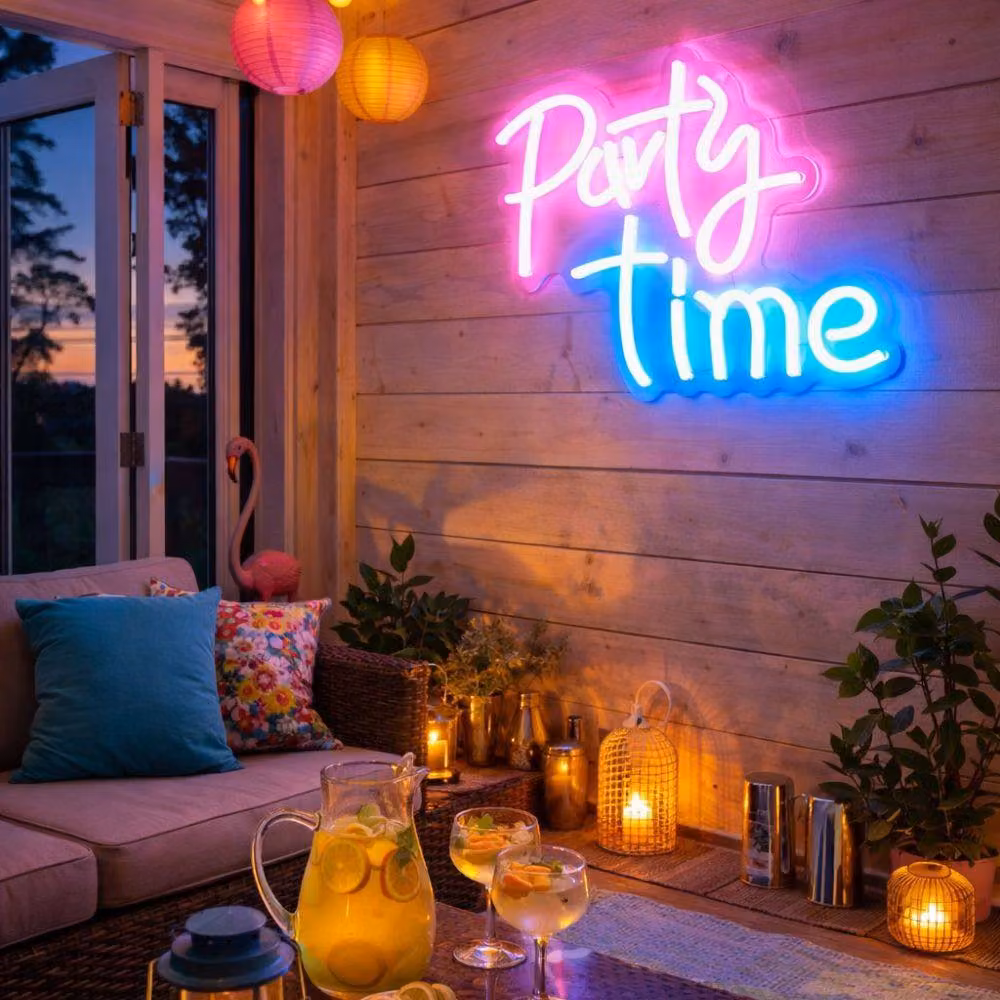 Marco Paul Party Time Multicolour Neon LED Hanging Light – 3