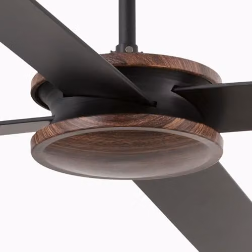 Faro Barcelona Polea Ceiling Fan with Remote Control, Brown or Black, Diameter: 132 cm – 3