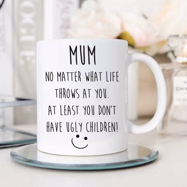 60 Second Makeover Limited Funny Mum Mug in White