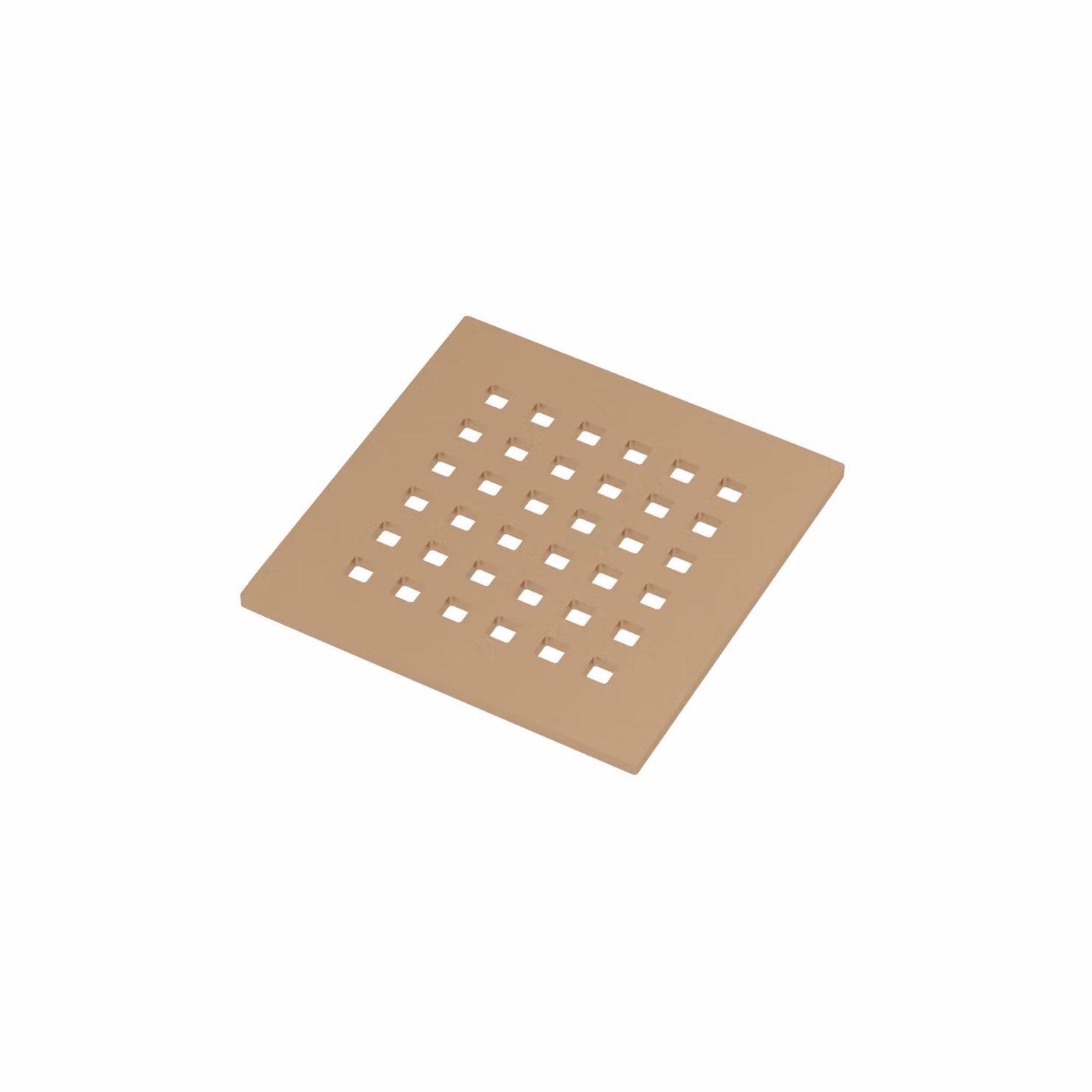 Royal Bathrooms Brushed Bronze Square Shower Tray Waste Drain Cover