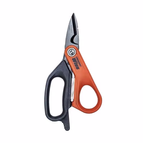 Crescent Wiss Electrician's Data Shears, Orange – 1