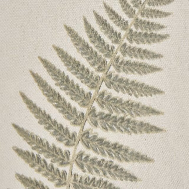 KDMK Timeless Fern Botanical Wall Art with Beaded Frame in White and Green