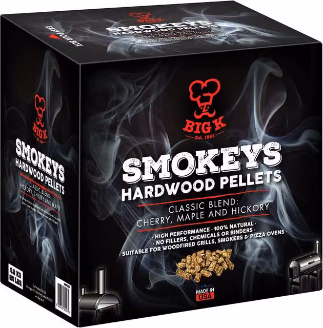 Big K Smokey's BBQ Wood Pellets, 9kg – 2