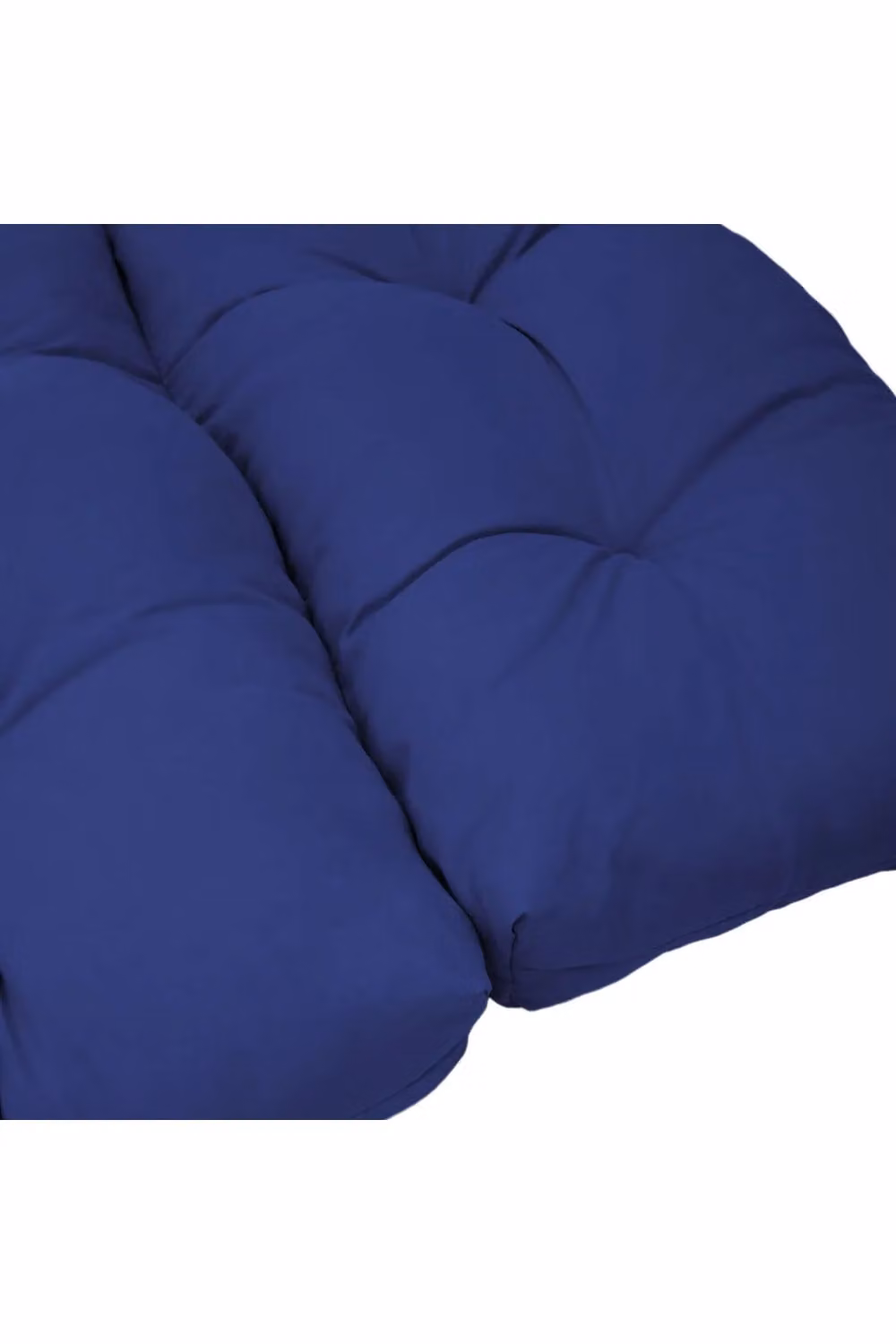 Living and Home 3-Fold All-In-One Garden High-Back Recliner Cushion in Blue, W/D: 130 x 55 cm – 3