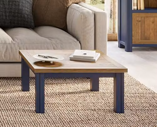 baumhaus Splash of Blue Low Square Coffee Table in Blue and Grey – 2