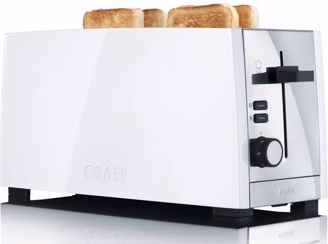 Graef 4 Slice Toaster in White – 1