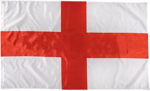 St. George Sport Flag in White and Red