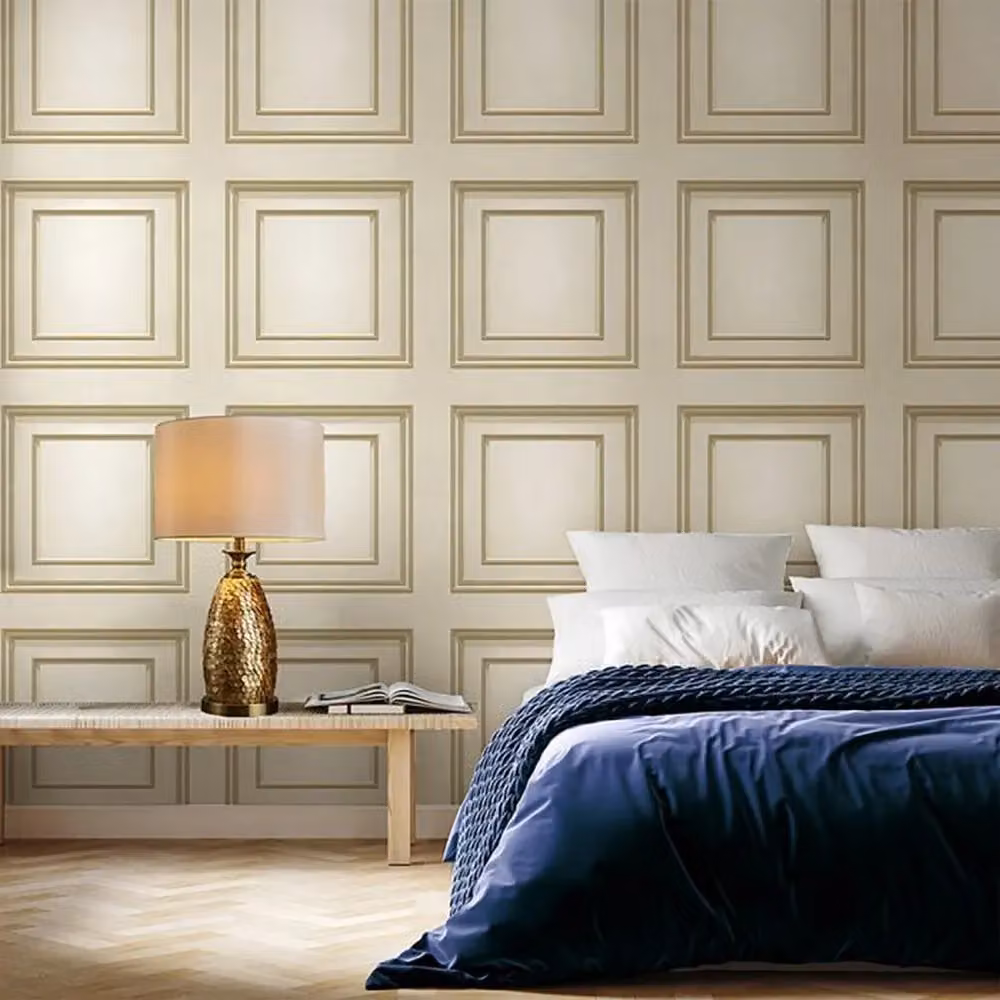 Belgravia Forbidden Fruit Botanical Panel Wallpaper in Cream and Beige – 2