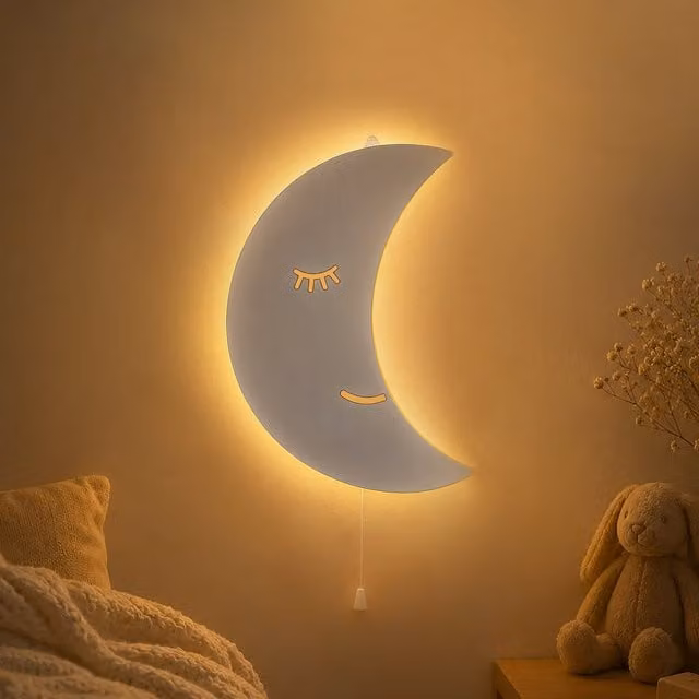 Marco Paul Moon LED Night Light in White