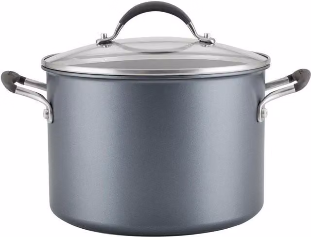 Circulon ScratchDefense Extreme Non Stick Stockpot with Lid, Grey, 7.6L – 1