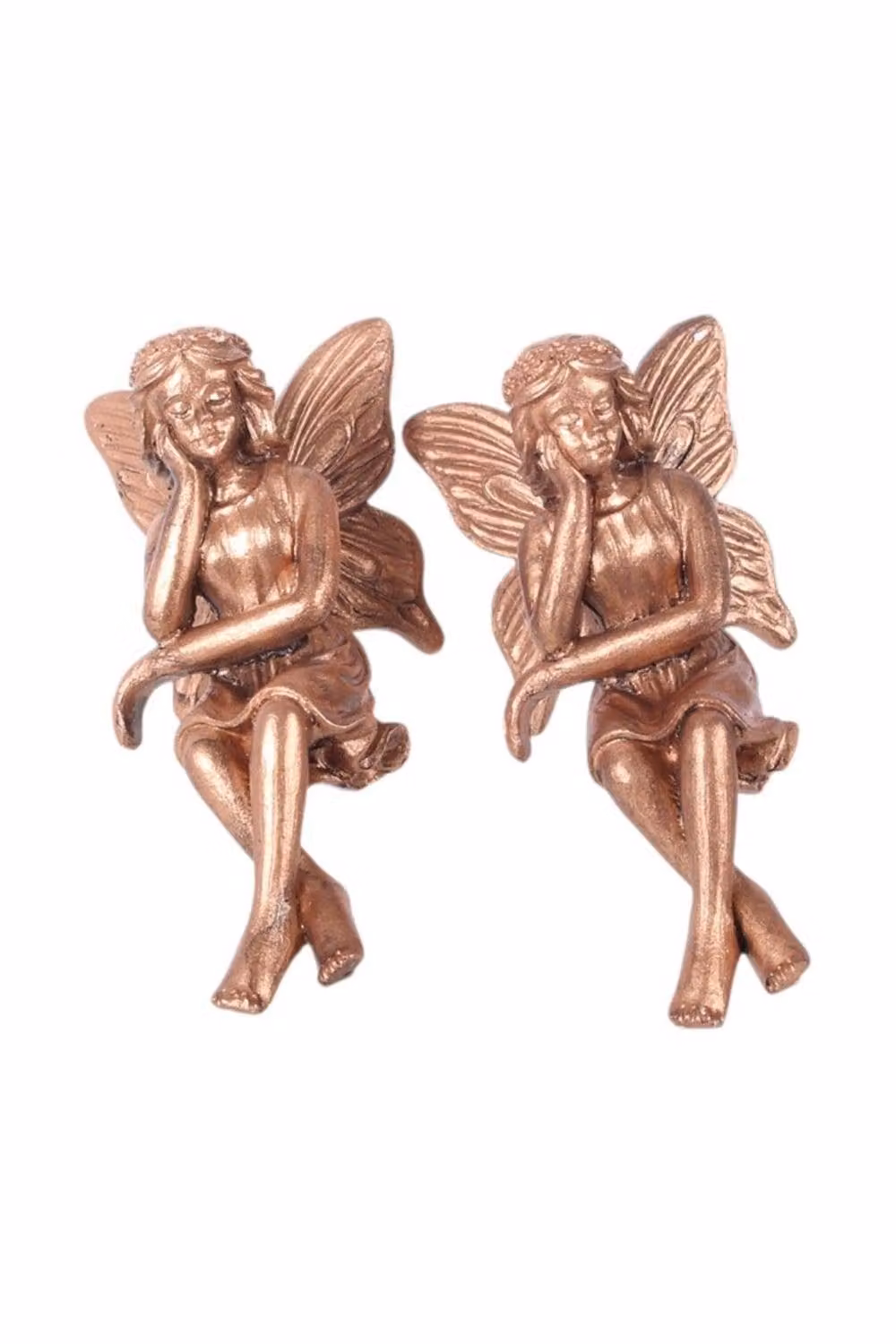 KDMD Set of 2 Antique Bronze Fairy Pot Hanger Ornaments – 2