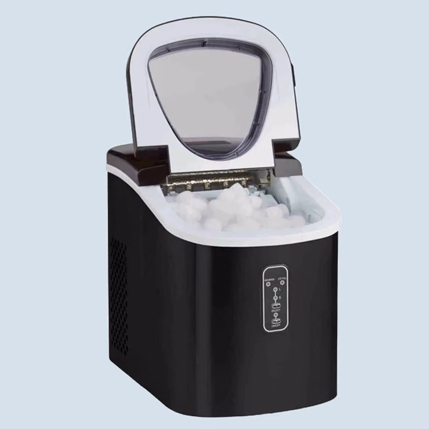 Cooks Professional Counter Top Ice Maker Machine with 2.2L Tank and Ice Scoop, Black – 9