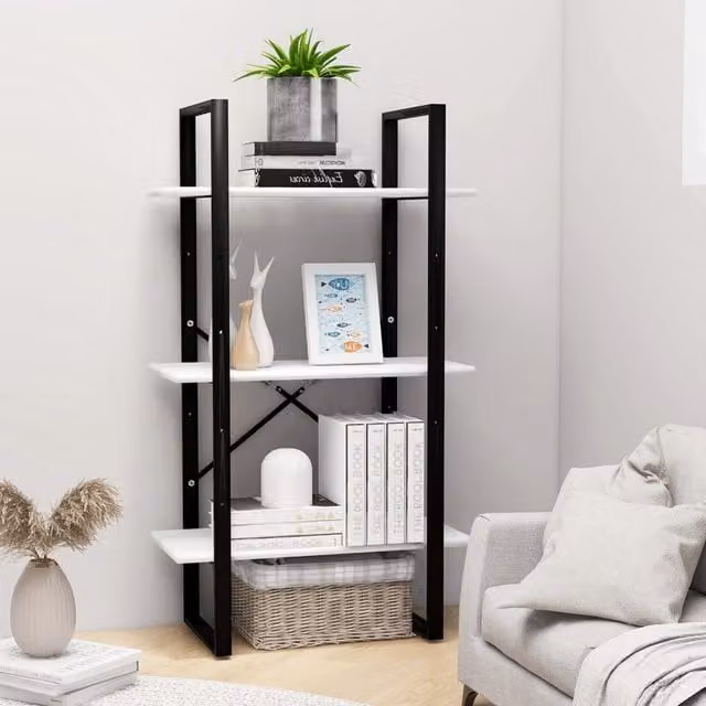 Berkfield Home White Freestanding Storage Shelf W/D/H: 60 x 30 x 105 cm – 1