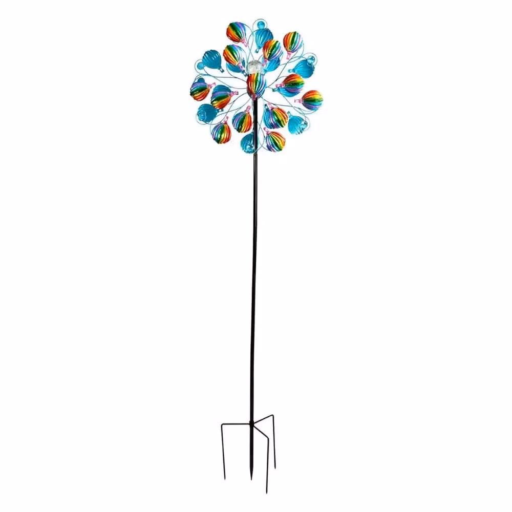 Marco Paul Sky Runner Solar Wind Spinner Garden Ornament in Multicolour – 3