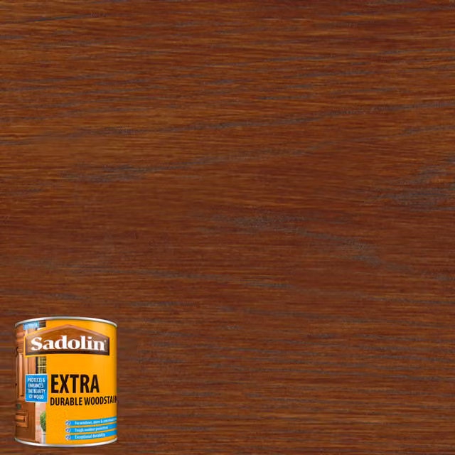 Sadolin Extra Durable Water Repellent Woodstain, Teak, 0.5 l