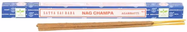 Satya Nag Champa Natural Floral Incense Sticks, Blue, 12 Pack