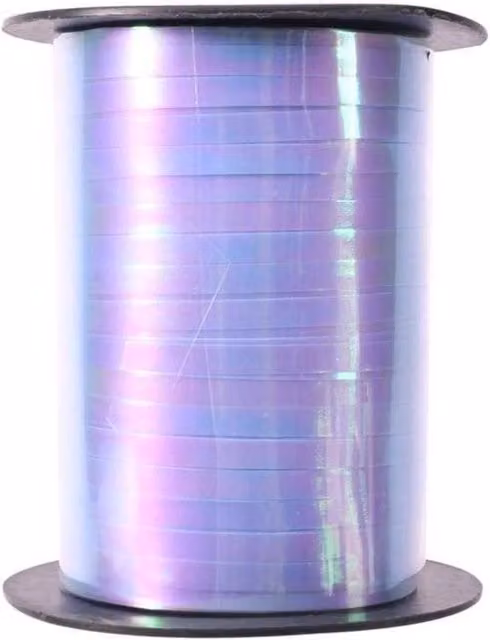 KDMD Iridescent Blue Curling Ribbon, 3 Pack, 5mm x 250m per roll