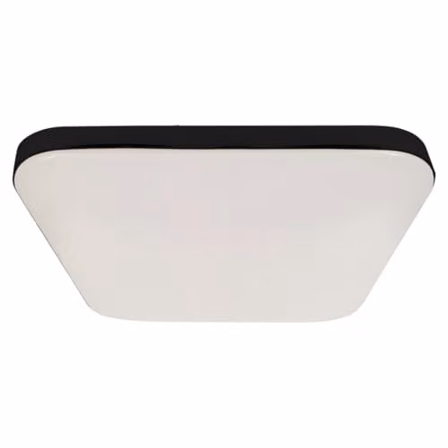 Milagro Milagro Flush Ceiling Lamp Black 16W LED with Motion and Dusk Sensor – 1