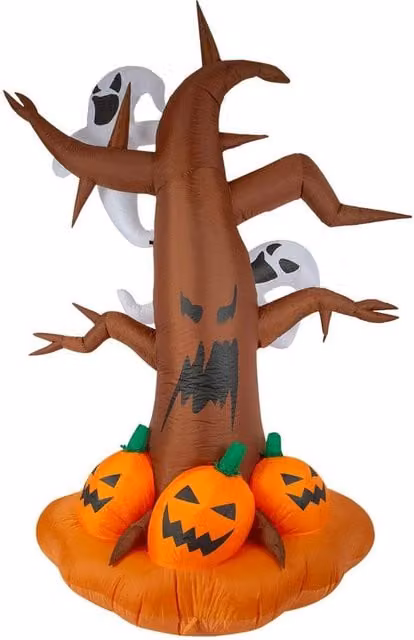 VFM e-Store Halloween Inflatable Haunted Tree Decoration in Brown and Multicolour – 1