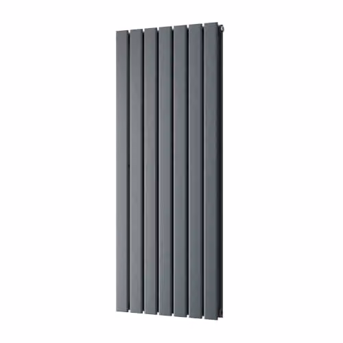 Typhoon Anthracite Vertical Designer Radiator, Steel, W: 47.6 cm, H: 120 cm – 2