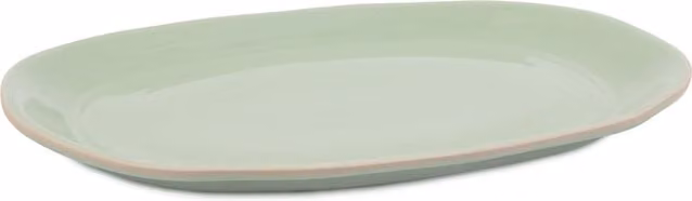 Jamie Oliver Big Love Feast Stoneware Platter, Green, W: 41 cm, D: 33 cm, H: 4 cm