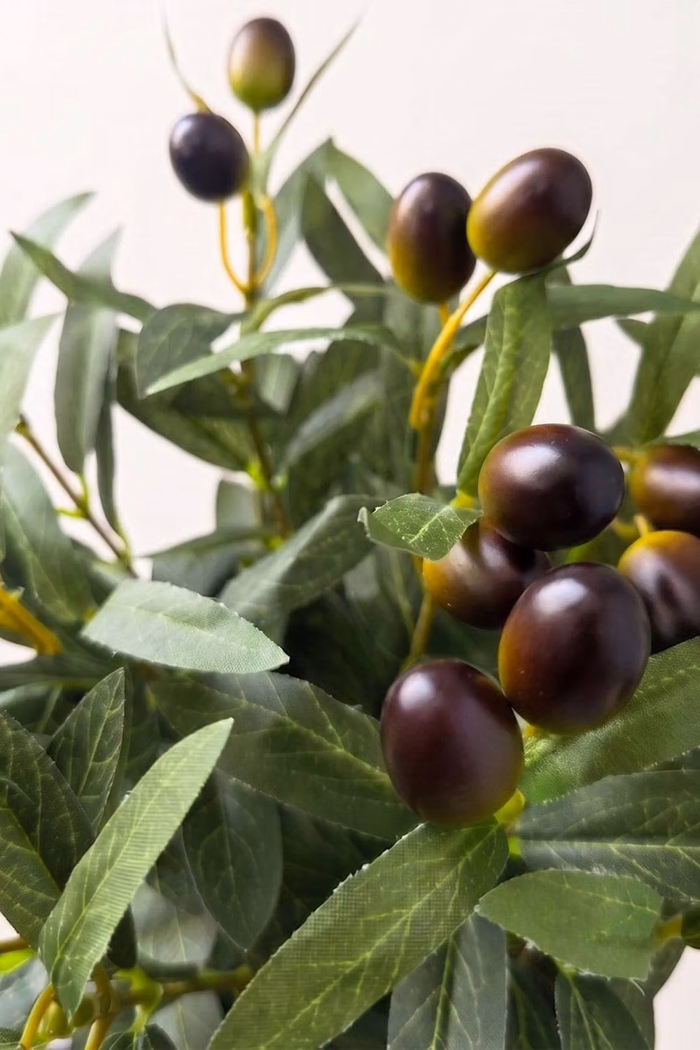 Homescapes Mediterranean Artificial Olive Tree in Pot, Green, Height: 38 cm – 3