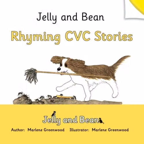 Jelly and Bean Rhyming CVC Stories 14 Multicolour Paper Book