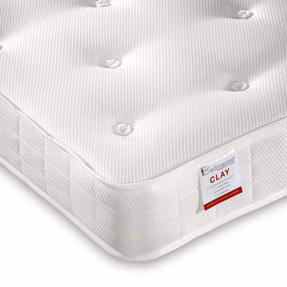 Bedmaster Enzo Single Wooden 3 Drawer Bookcase Bed with Orthopaedic Mattress in White or Grey, W/D/H: 90 x 190 cm – 3