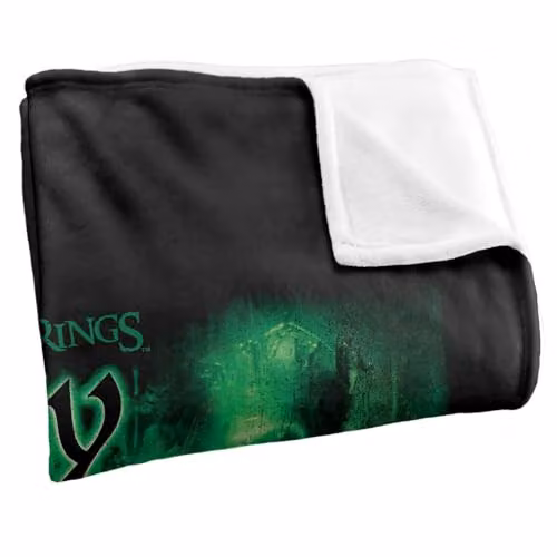 LOGOVISION Lord Of The Rings Army Of The Dead Homage Super Soft Silky Touch Fleece Throw Blanket, Multicolour, W: 91 cm, D: 147 cm – 2